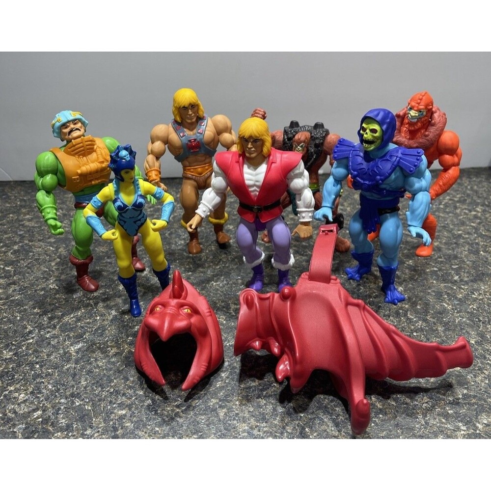 vintage he-man masters of the universe motu lot 7 Figures